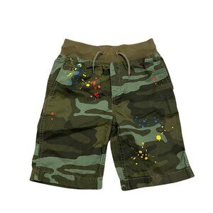 Gap Kids Boy's Camouflage Paint Splattered Shorts - New!